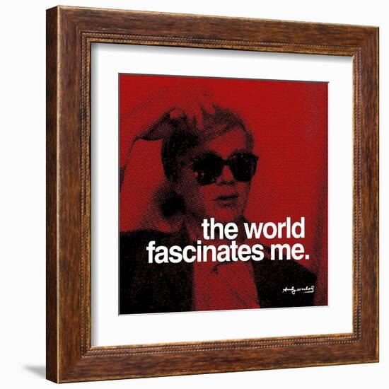 The World-null-Framed Art Print