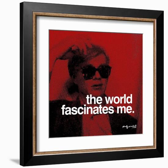 The World--Framed Art Print
