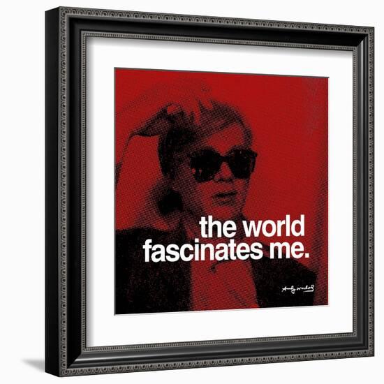 The World-null-Framed Art Print