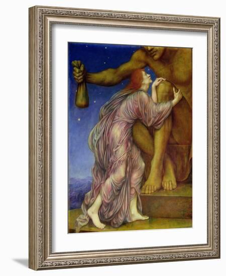 The Worship of Mammon, 1909-Evelyn De Morgan-Framed Giclee Print