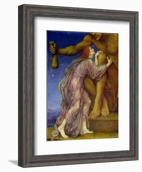 The Worship of Mammon, 1909-Evelyn De Morgan-Framed Giclee Print