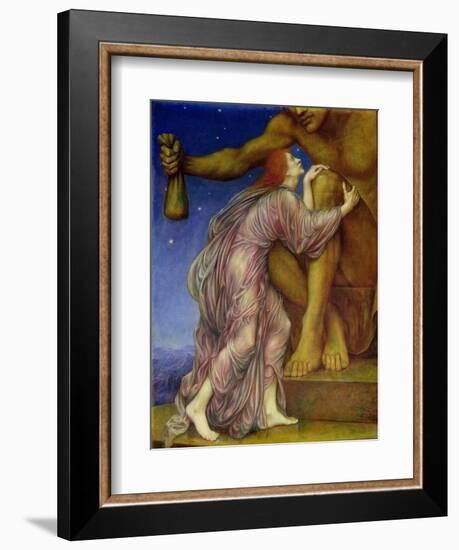 The Worship of Mammon, 1909-Evelyn De Morgan-Framed Giclee Print