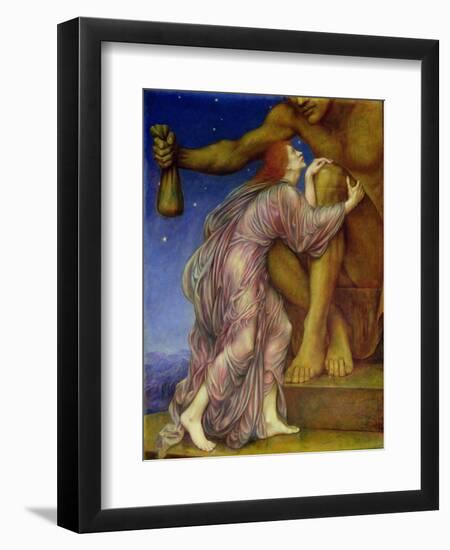 The Worship of Mammon, 1909-Evelyn De Morgan-Framed Giclee Print