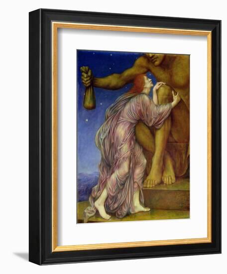 The Worship of Mammon, 1909-Evelyn De Morgan-Framed Giclee Print