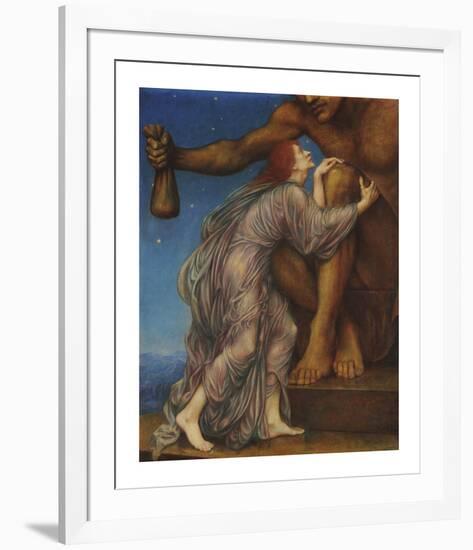 The Worship of Mammon-Evelyn De Morgan-Framed Premium Giclee Print