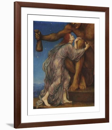 The Worship of Mammon-Evelyn De Morgan-Framed Premium Giclee Print