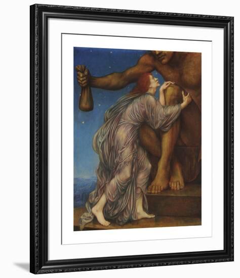 The Worship of Mammon-Evelyn De Morgan-Framed Premium Giclee Print