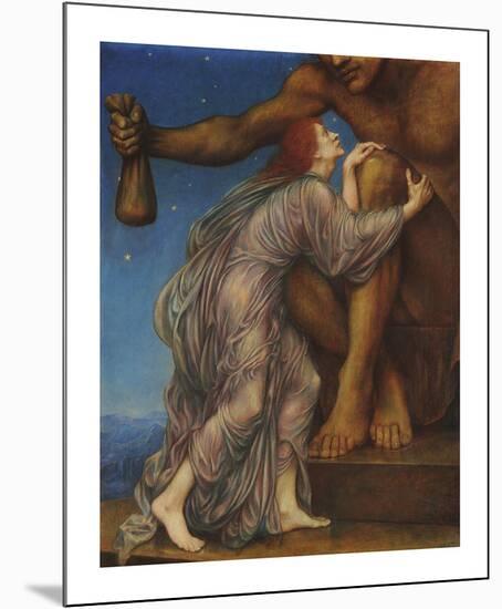 The Worship of Mammon-Evelyn De Morgan-Mounted Premium Giclee Print