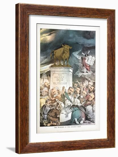 The Worship of the Golden Calf, 1880-Joseph Keppler-Framed Giclee Print