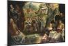 The Worship of the Golden Calf, C.1560-Jacopo Robusti Tintoretto-Mounted Giclee Print