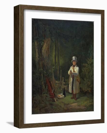 The Would Be Sportsman, about 1845-Carl Spitzweg-Framed Giclee Print