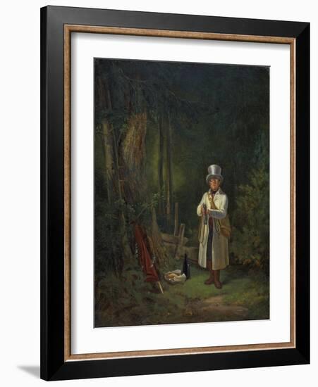 The Would Be Sportsman, about 1845-Carl Spitzweg-Framed Giclee Print