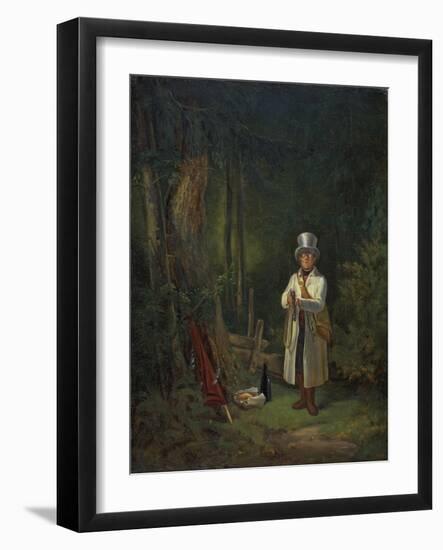 The Would Be Sportsman, about 1845-Carl Spitzweg-Framed Giclee Print