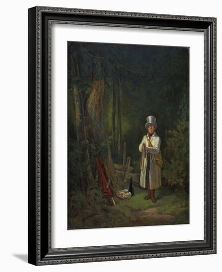 The Would Be Sportsman, about 1845-Carl Spitzweg-Framed Giclee Print