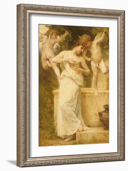 The Wound of Love, 1897-William Adolphe Bouguereau-Framed Giclee Print