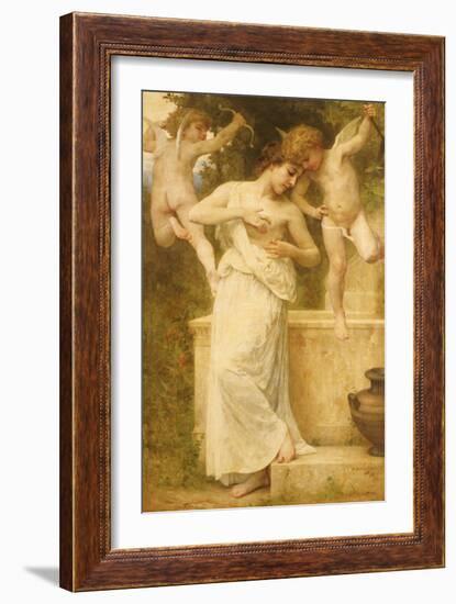 The Wound of Love, 1897-William Adolphe Bouguereau-Framed Giclee Print
