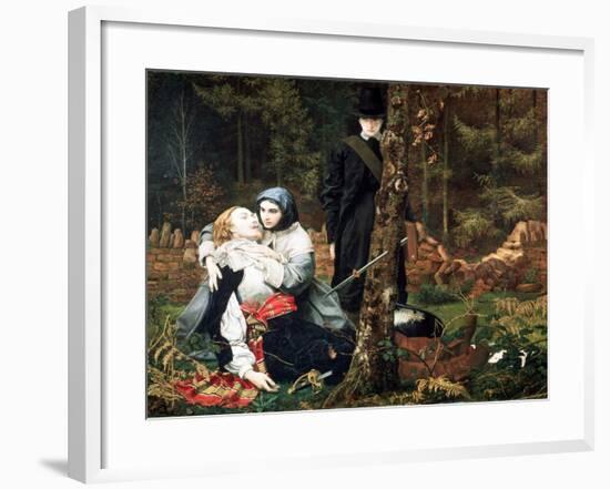 The Wounded Cavalier, 1855-William Shakespeare Burton-Framed Giclee Print