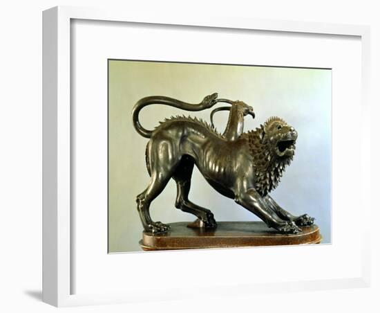 The Wounded Chimera of Bellerophon-Etruscan-Framed Giclee Print