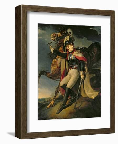 The Wounded Cuirassier, 1814-Théodore Géricault-Framed Giclee Print