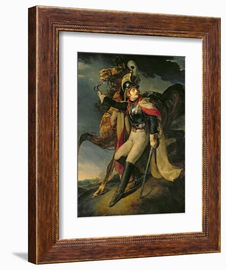 The Wounded Cuirassier, 1814-Théodore Géricault-Framed Giclee Print