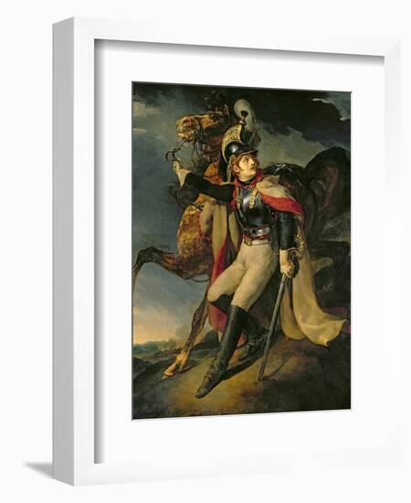 The Wounded Cuirassier, 1814-Théodore Géricault-Framed Giclee Print