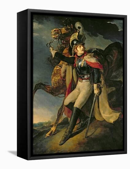 The Wounded Cuirassier, 1814-Théodore Géricault-Framed Premier Image Canvas