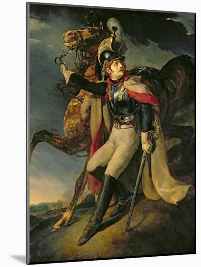 The Wounded Cuirassier, 1814-Théodore Géricault-Mounted Giclee Print