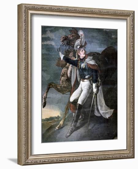 The Wounded Cuirassier, 1893-Theodore Gericault-Framed Giclee Print