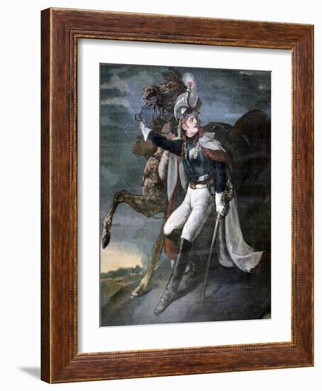 The Wounded Cuirassier, 1893-Theodore Gericault-Framed Giclee Print