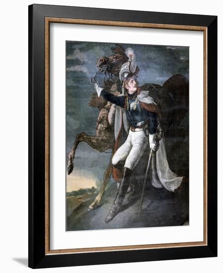 The Wounded Cuirassier, 1893-Theodore Gericault-Framed Giclee Print