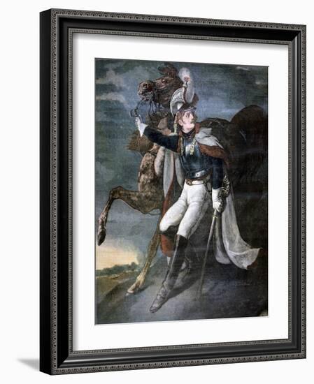 The Wounded Cuirassier, 1893-Theodore Gericault-Framed Giclee Print