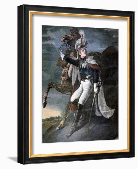 The Wounded Cuirassier, 1893-Theodore Gericault-Framed Giclee Print