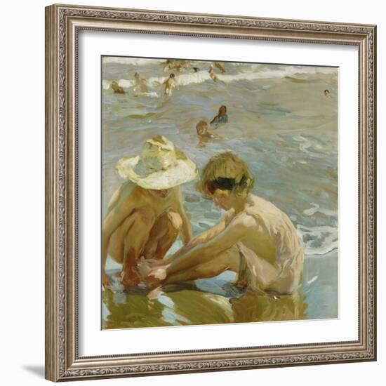 The Wounded Foot, 1909-Joaquin Sorolla y Bastida-Framed Giclee Print