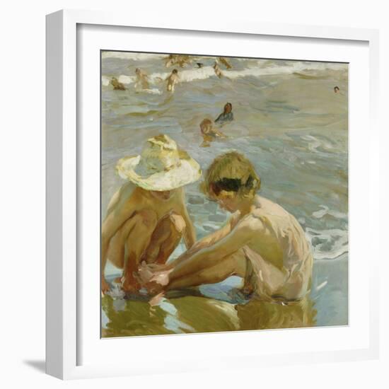 The Wounded Foot, 1909-Joaquin Sorolla y Bastida-Framed Giclee Print