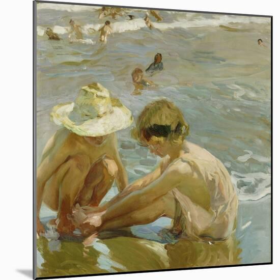 The Wounded Foot, 1909-Joaquin Sorolla y Bastida-Mounted Giclee Print