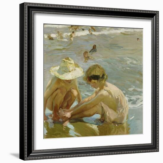 The Wounded Foot, 1909-Joaquin Sorolla y Bastida-Framed Giclee Print