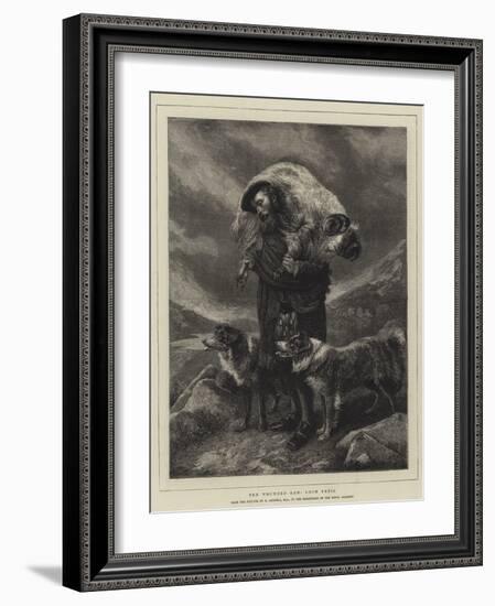 The Wounded Ram, Loch Freig-Richard Ansdell-Framed Giclee Print