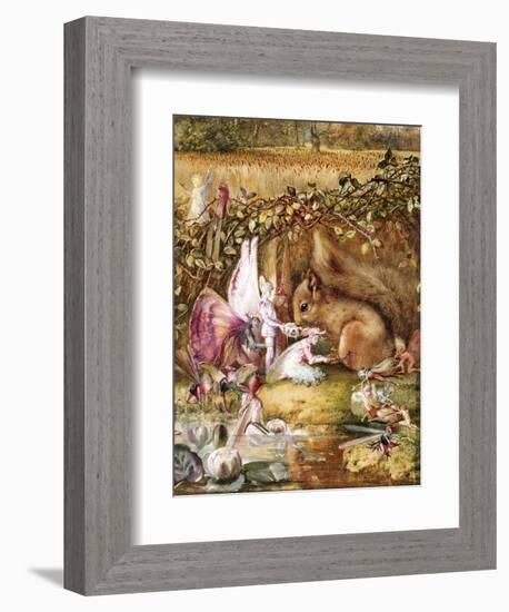 The Wounded Squirrel-John Anster Fitzgerald-Framed Giclee Print