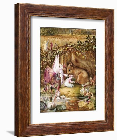 The Wounded Squirrel-John Anster Fitzgerald-Framed Giclee Print