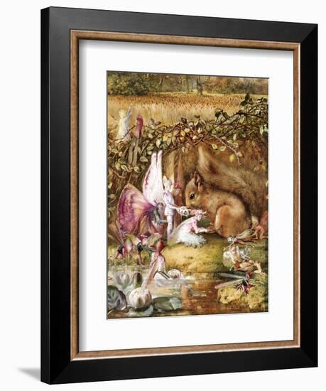 The Wounded Squirrel-John Anster Fitzgerald-Framed Giclee Print