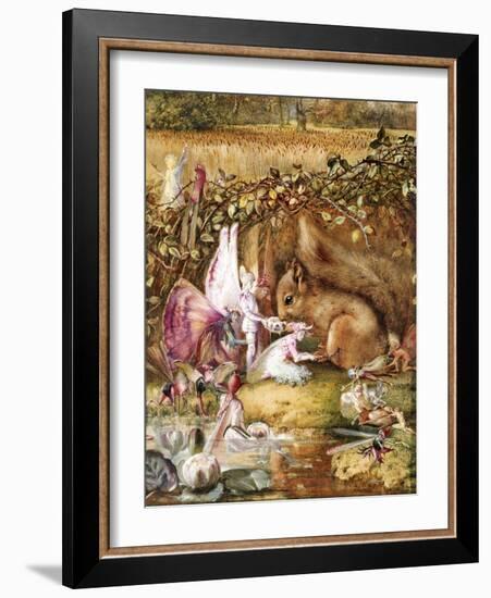 The Wounded Squirrel-John Anster Fitzgerald-Framed Giclee Print