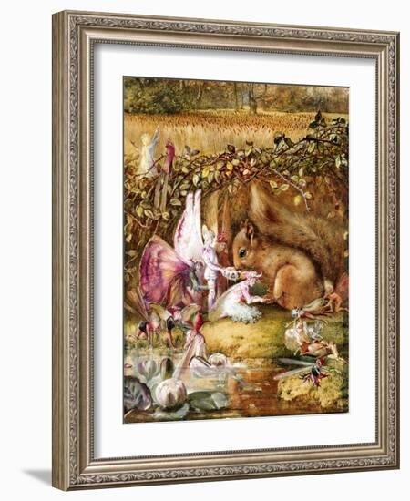 The Wounded Squirrel-John Anster Fitzgerald-Framed Giclee Print