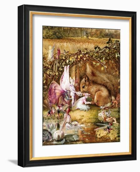 The Wounded Squirrel-John Anster Fitzgerald-Framed Giclee Print