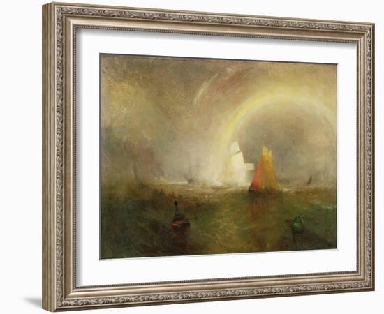 The Wreck Buoy-J. M. W. Turner-Framed Giclee Print