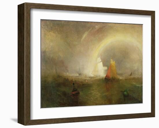 The Wreck Buoy-J. M. W. Turner-Framed Giclee Print