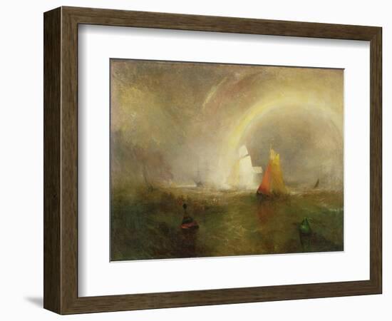 The Wreck Buoy-J. M. W. Turner-Framed Giclee Print