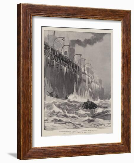 The Wreck of a Liner in the Hebrides-Joseph Nash-Framed Giclee Print