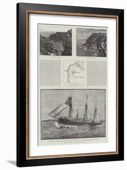 The Wreck of HMS Wasp-null-Framed Giclee Print