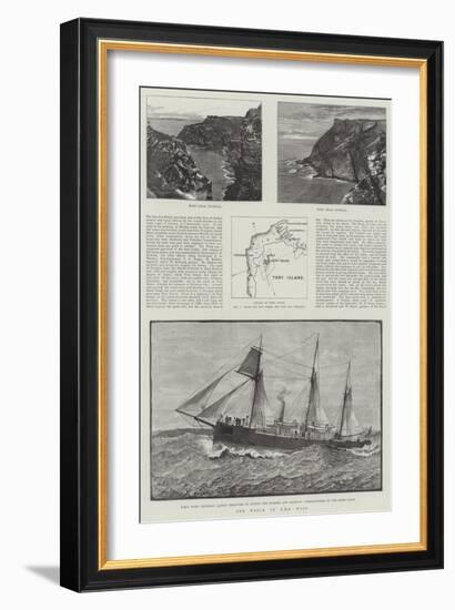 The Wreck of HMS Wasp-null-Framed Giclee Print