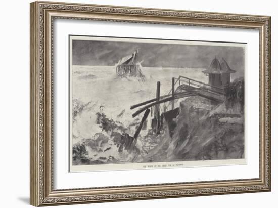 The Wreck of the Chain Pier at Brighton-Henry Charles Seppings Wright-Framed Giclee Print